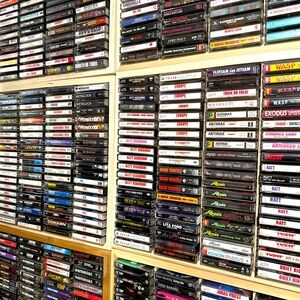 Vinyl CD and cassette tape collector